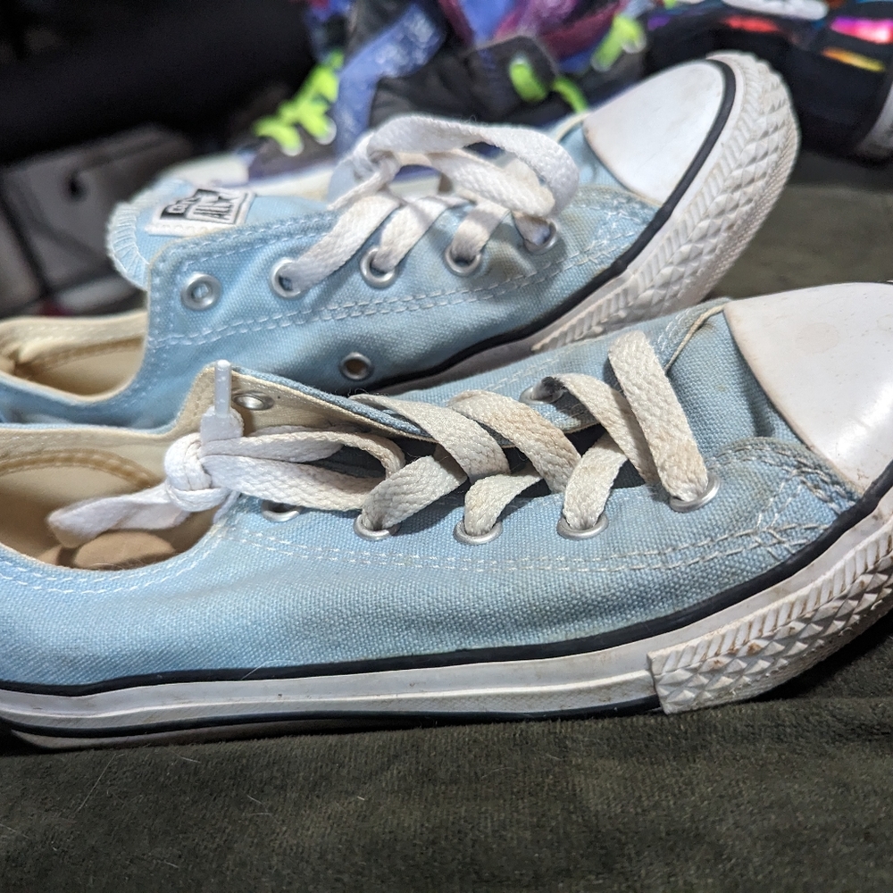 Light Blue Converse